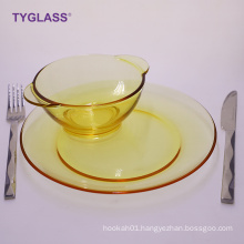 TYGLASS High quality colored Borosilicate Glass bowl Wholesale Insulation Glass bowls suppliers price